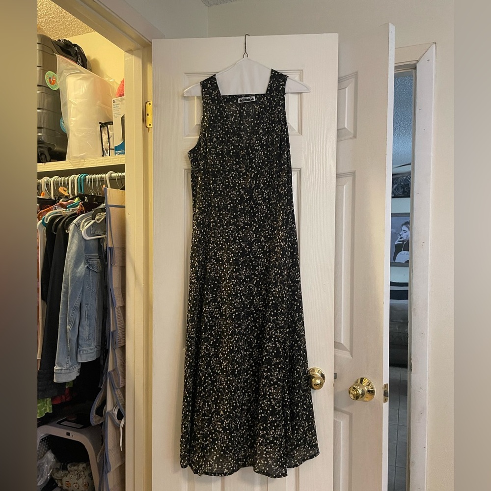 Vintage 90s Contempo Casuals button down dress